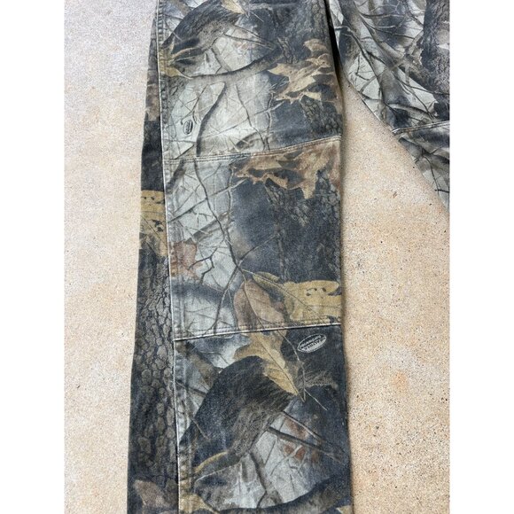 Vintage WranglerDouble Knee  Mens Camouflage Hunting Cargo Pants B4 - Picture 3 of 7